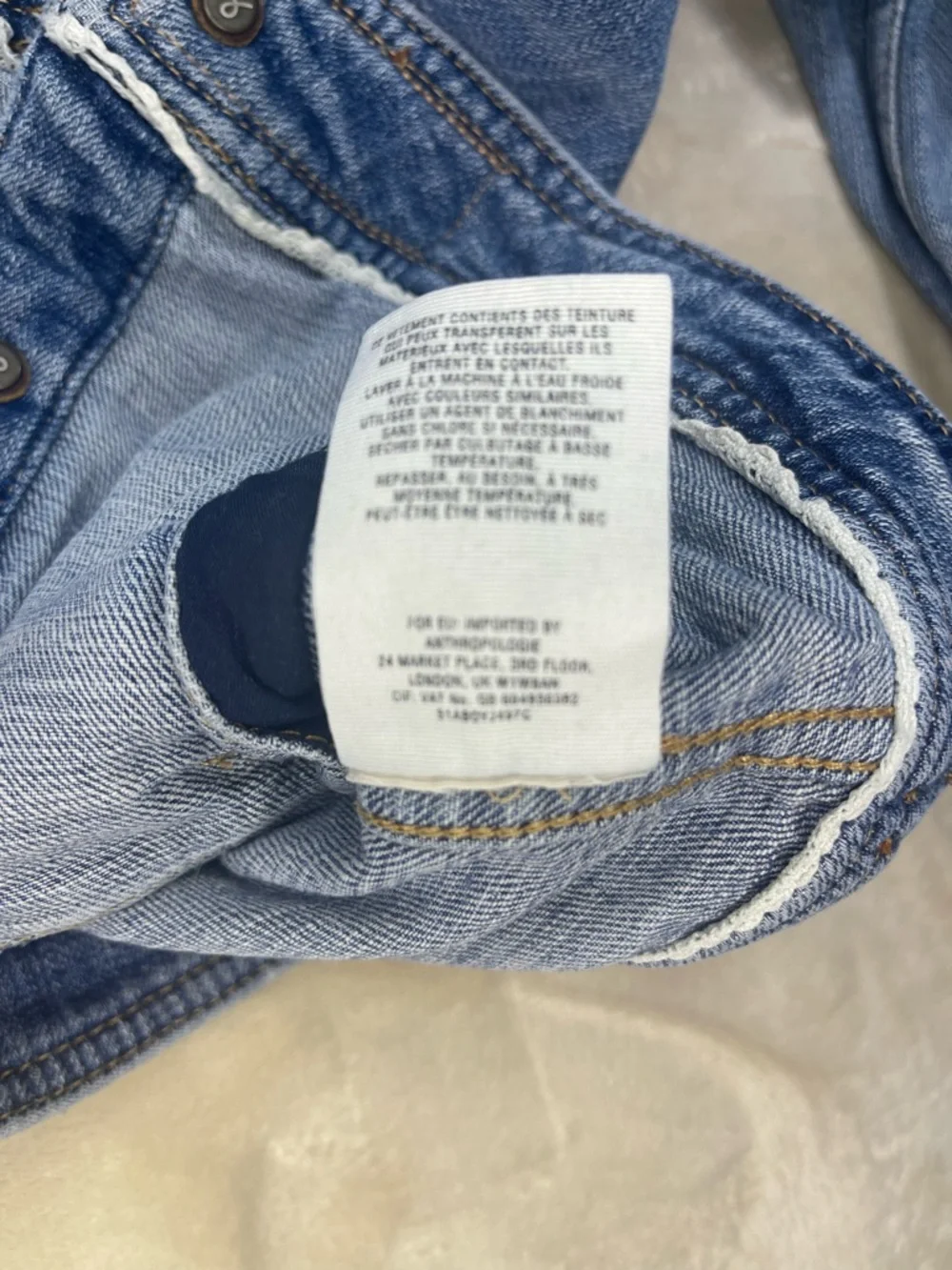 Anthropologie Pilcro and the Letterpress Light Blue Denim Jacket Women’s XS - Picture 5 of 8